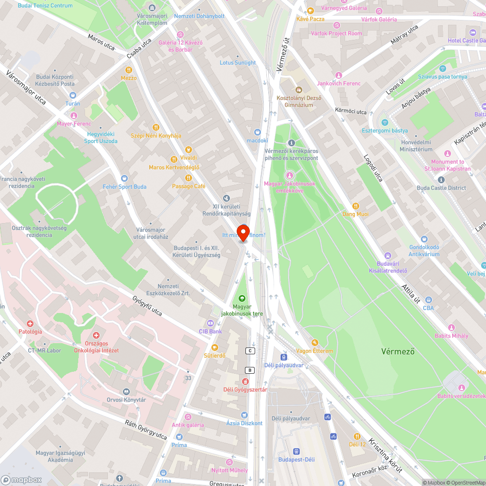 Átkelési távolság csökkentése bejelentés helye