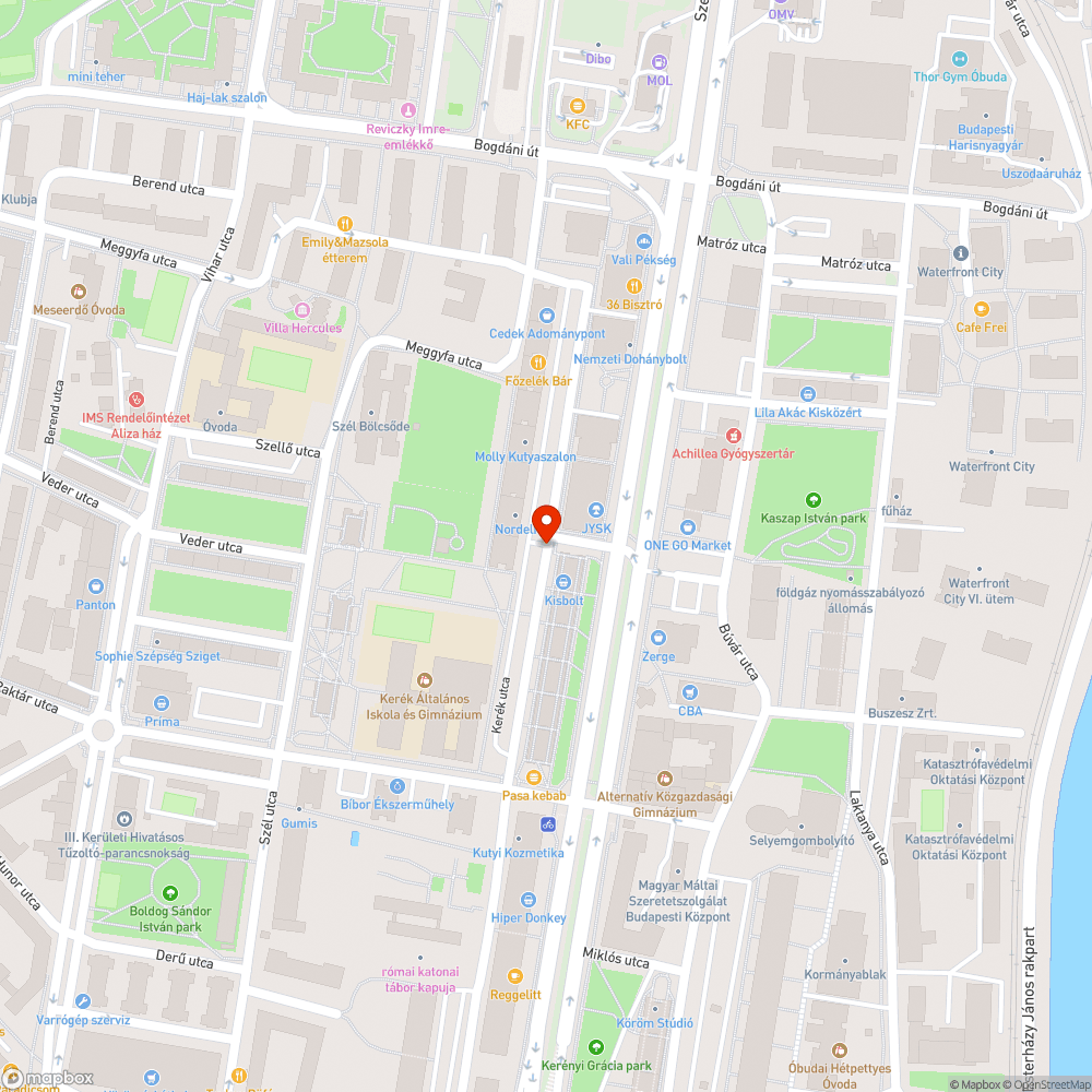 Hiányzó útburkolati jel és/vagy tábla bejelentés helye