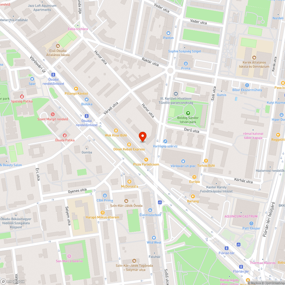 Felpúposodott járda bejelentés helye