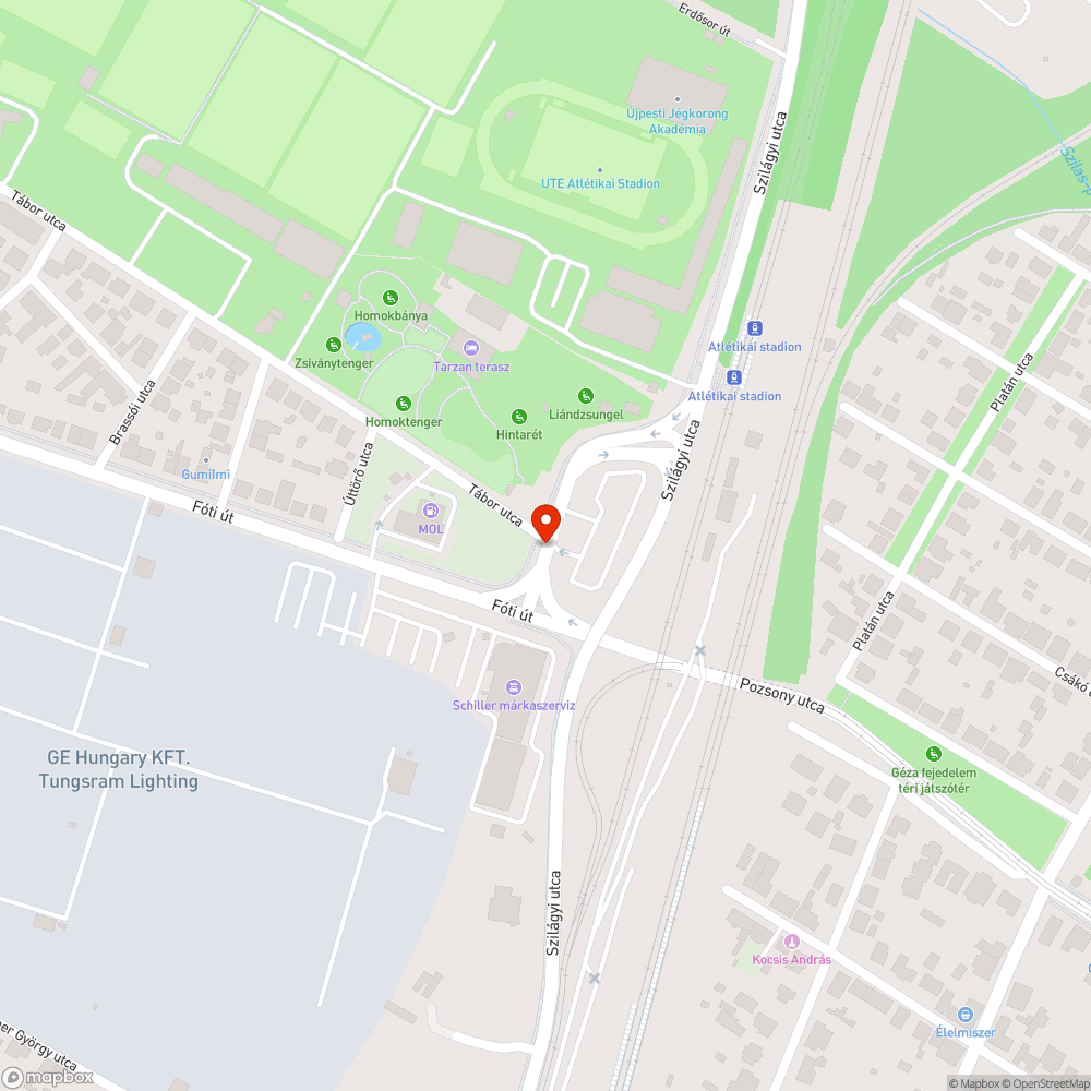 Kidöntött táblák bejelentés helye