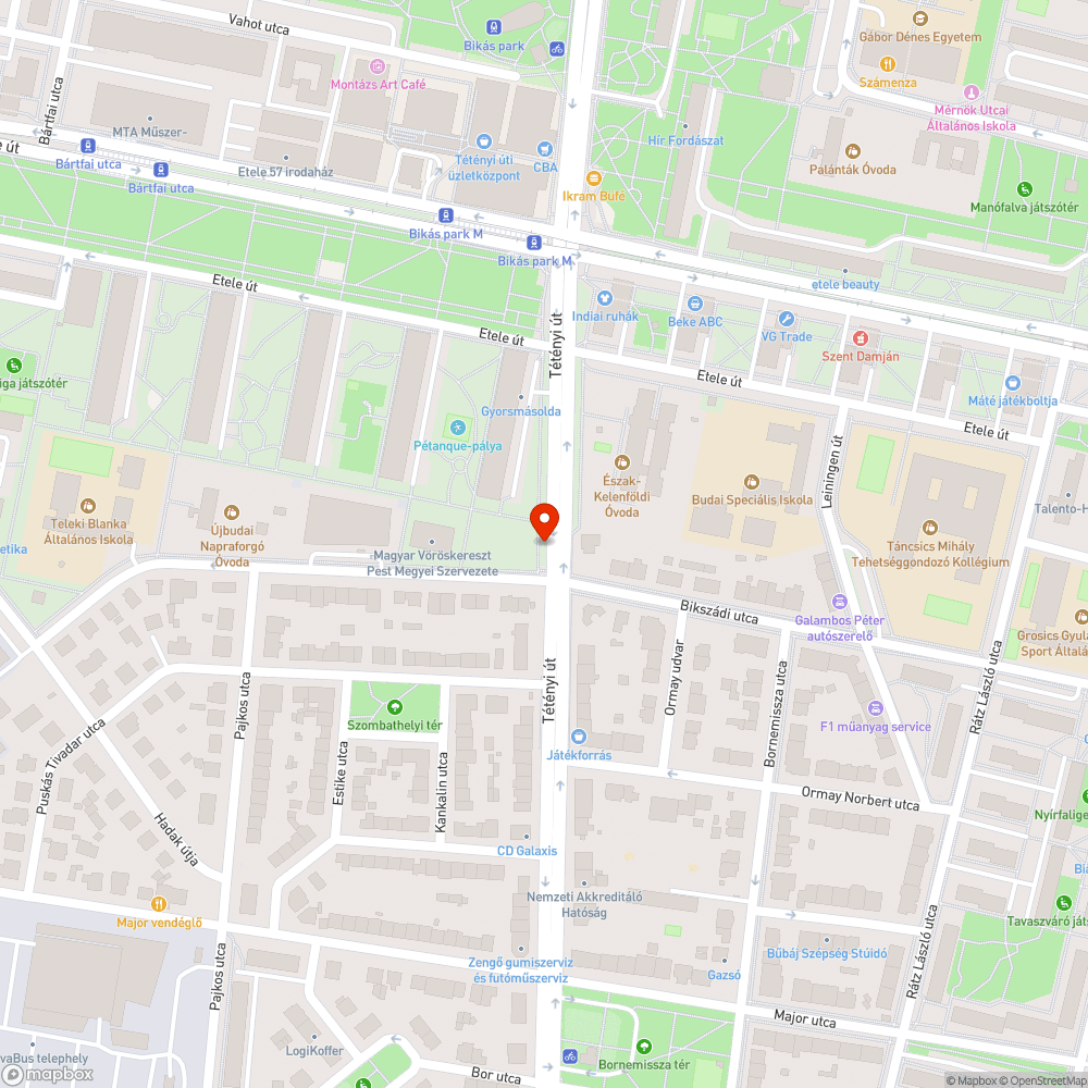 Rendszám nélküli Mitsubishi bejelentés helye