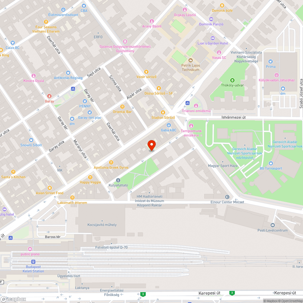 Botlásveszélyes elemek a járdán bejelentés helye