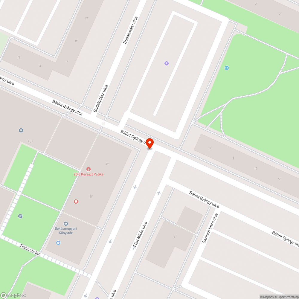 Új zebra létesítése bejelentés helye