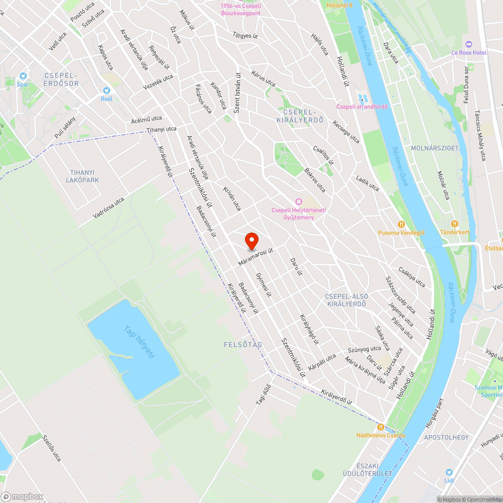 Buszmegálló piszkos bejelentés helye