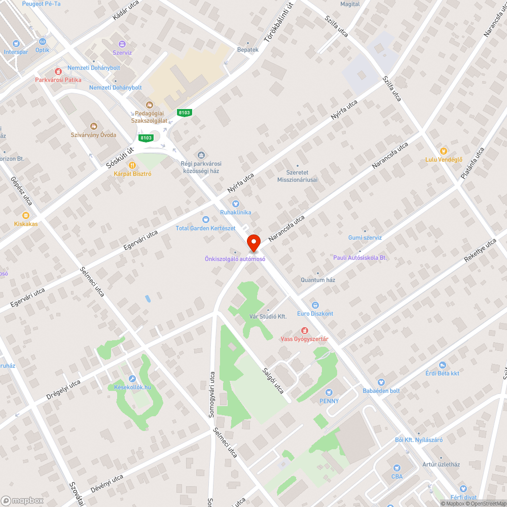 Kidőlt jelzőtábla bejelentés helye