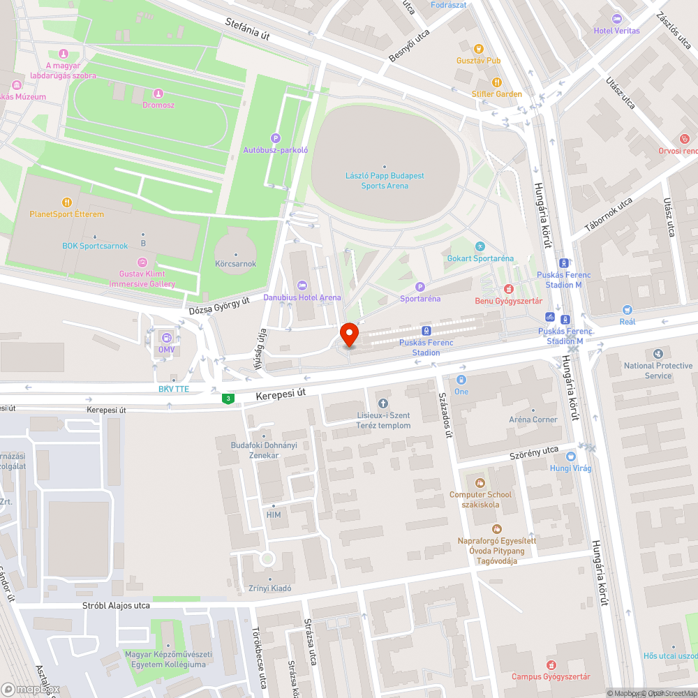 Nem működő lift bejelentés helye