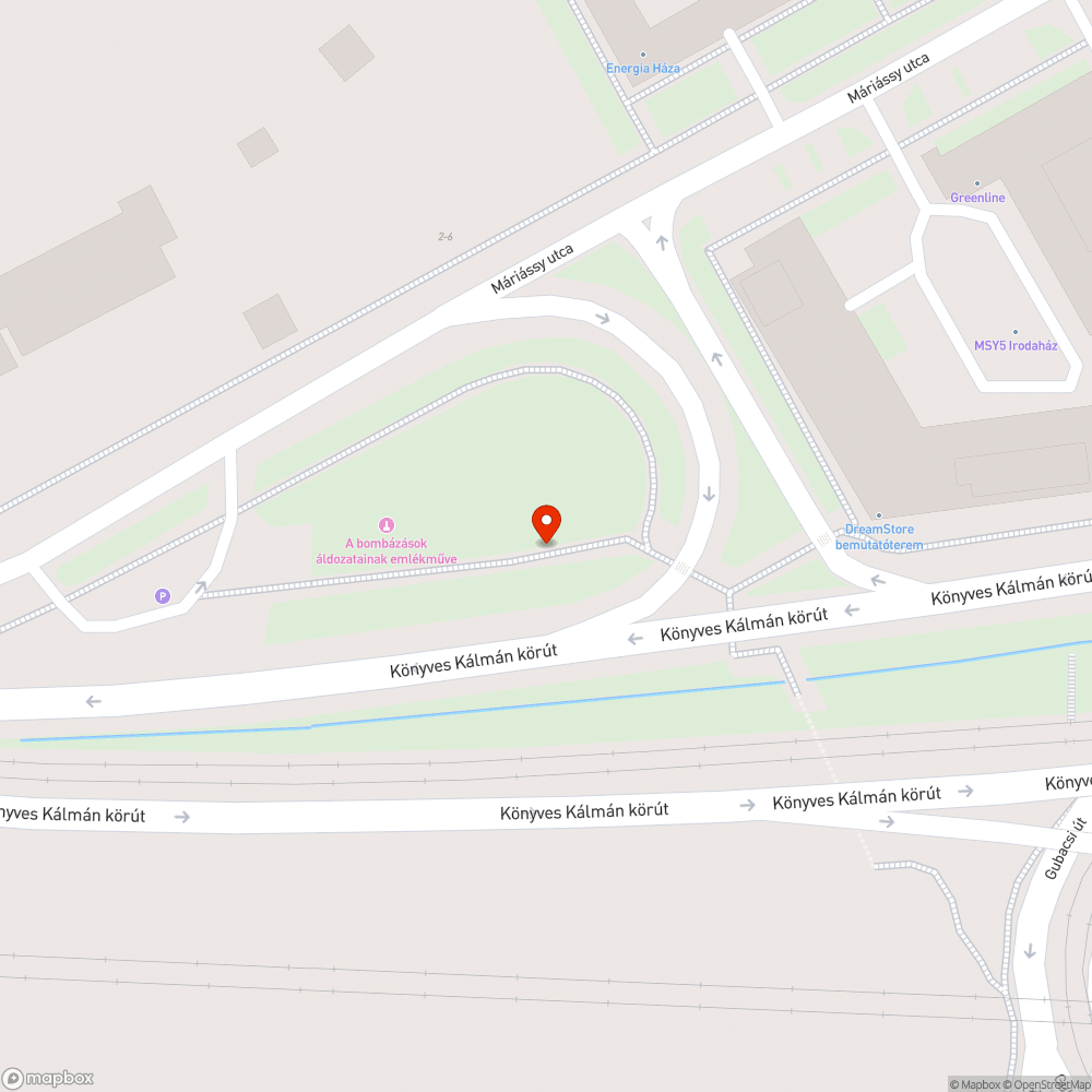 Hiányzó járda bejelentés helye