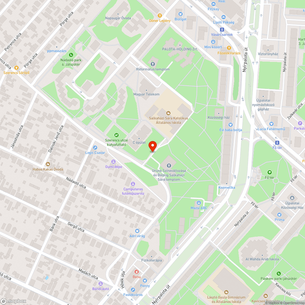 Elhagyott Opel bejelentés helye