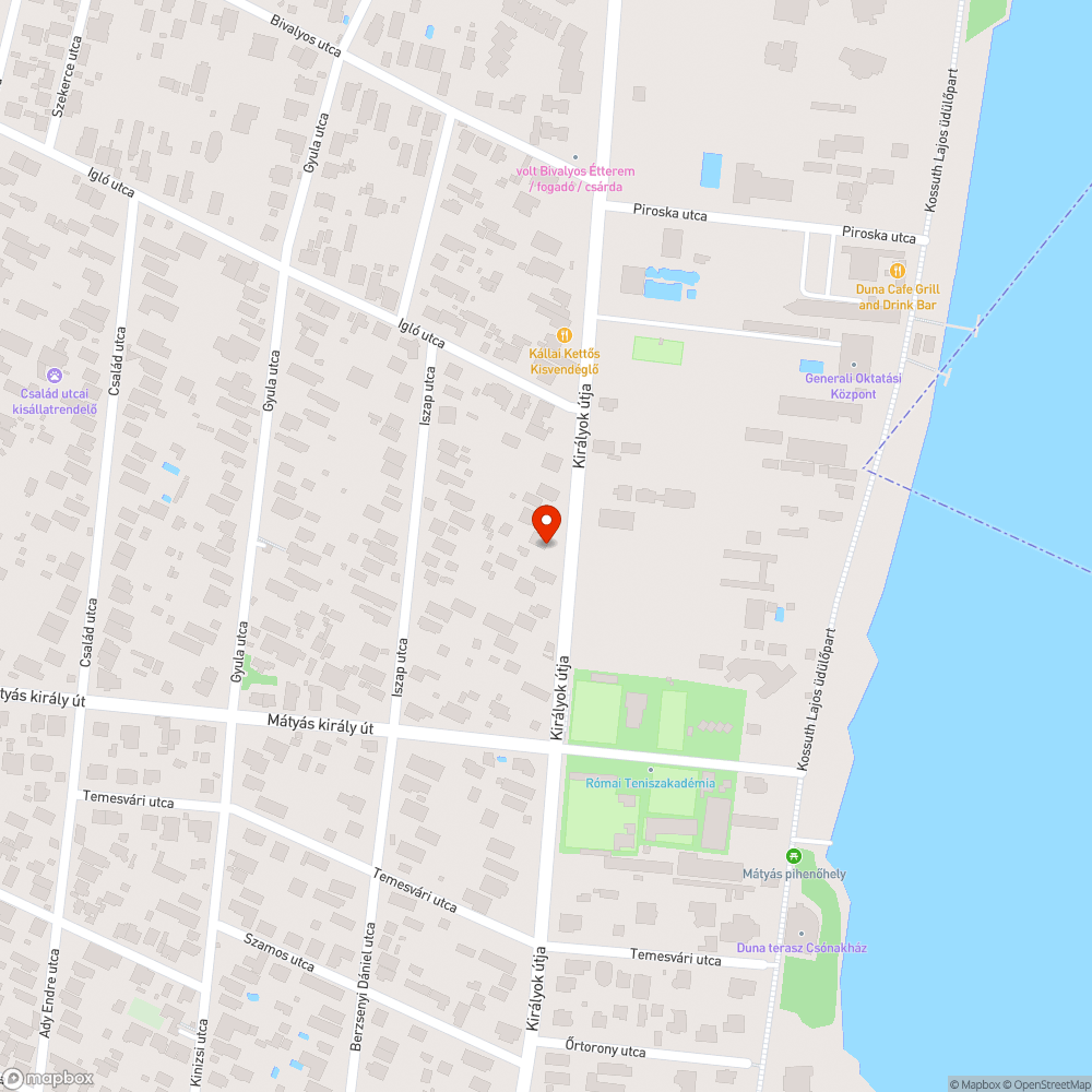 Betontömb bejelentés helye