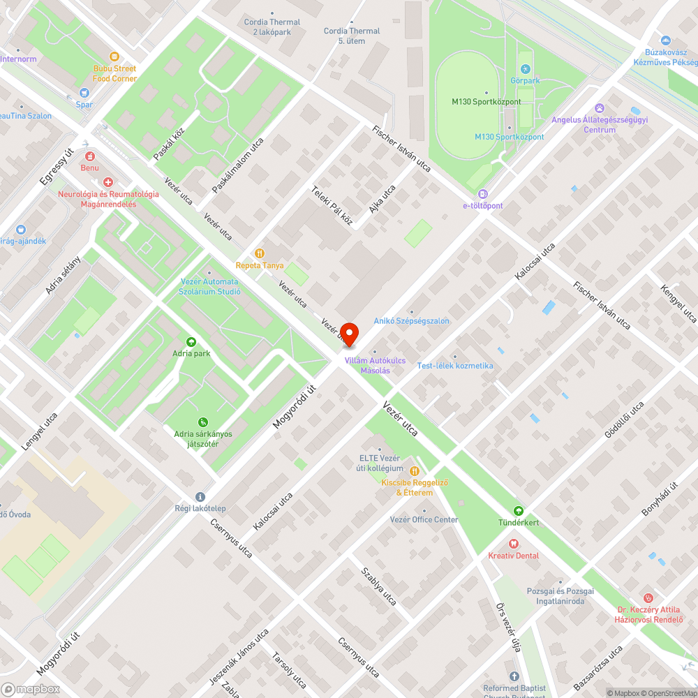 Mogyoródi úti úthibák bejelentés helye