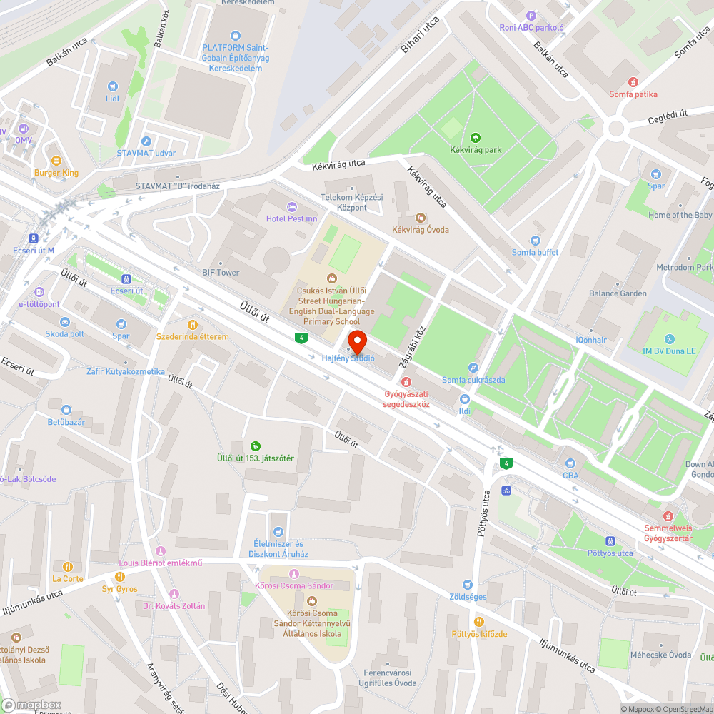 Szemetes járdaszakaszok bejelentés helye