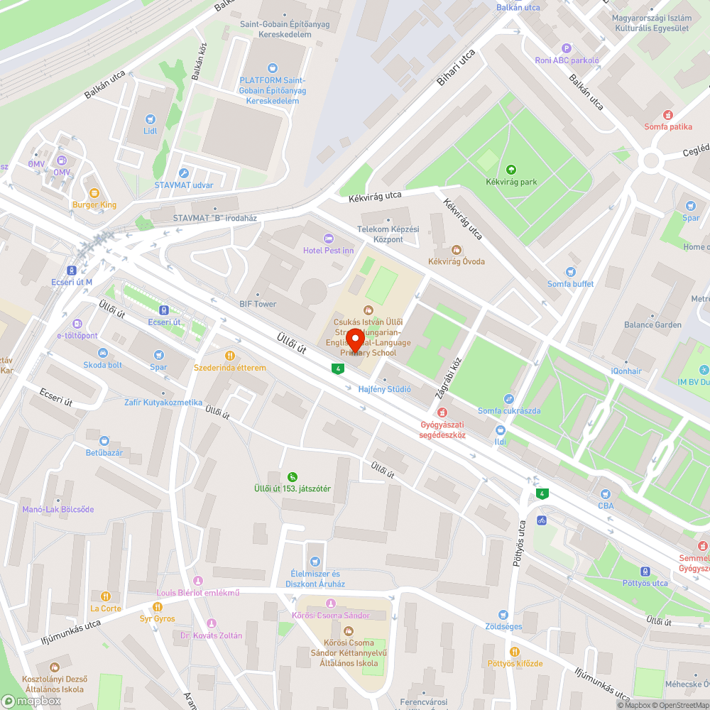 Szemetes járdaszakasz bejelentés helye