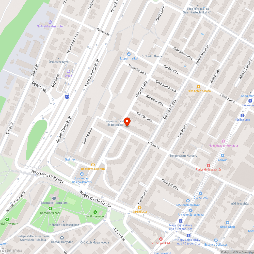 Nem működő közvilágítás bejelentés helye