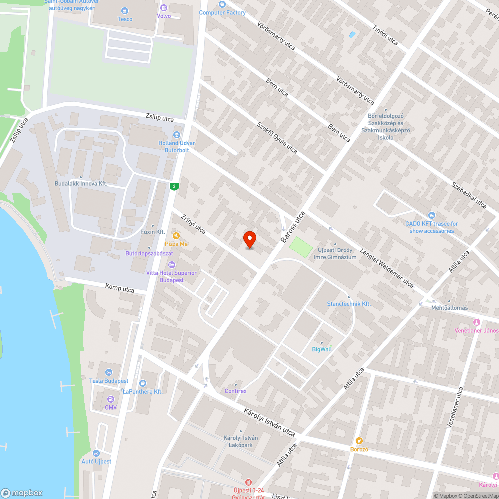 Hiányzó fák a járdán bejelentés helye