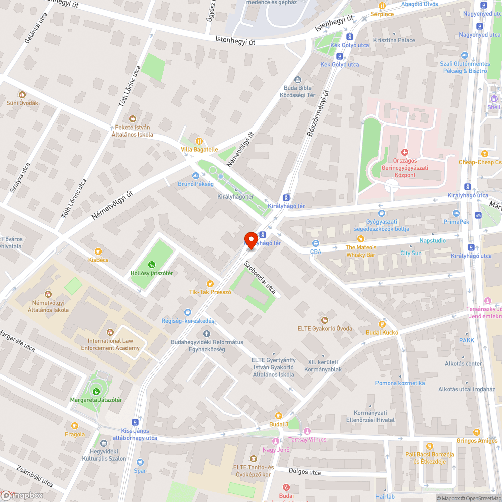 Esőbeálló váró áthelyezése bejelentés helye