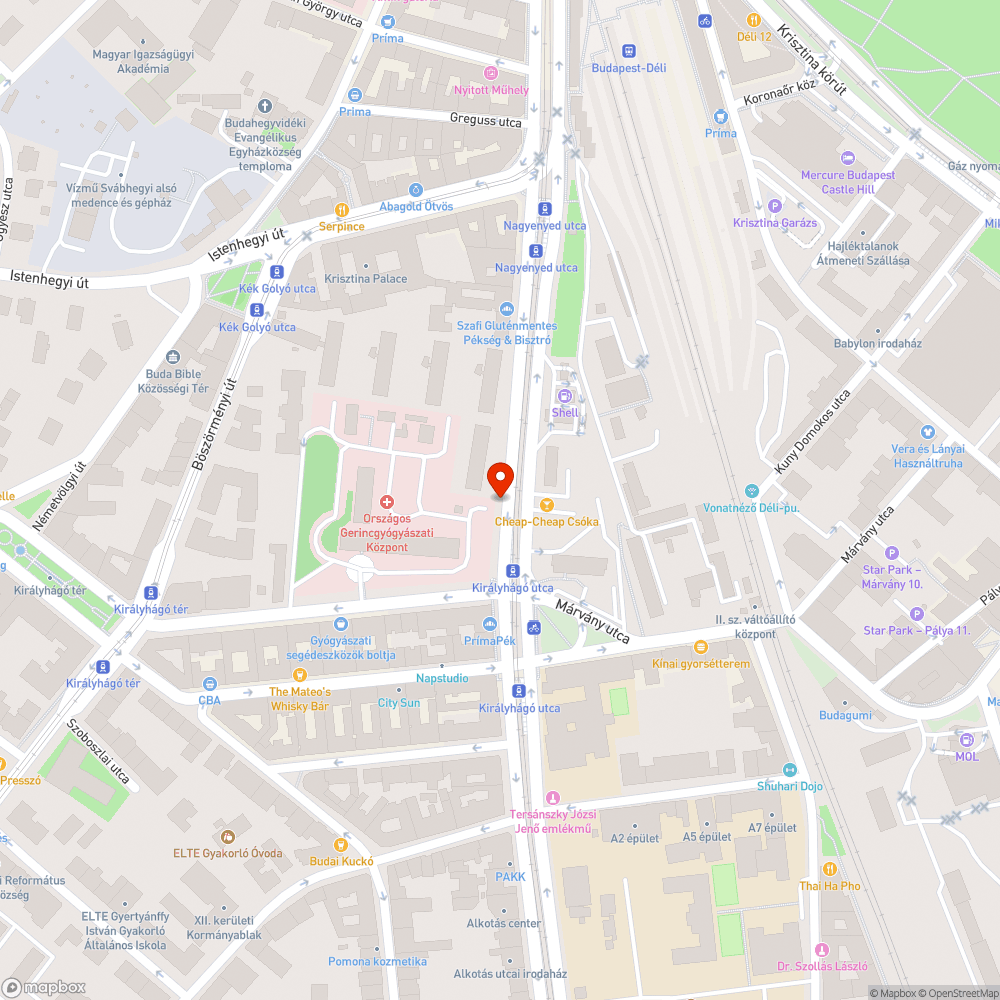 Esőbeálló váró áthelyezése bejelentés helye