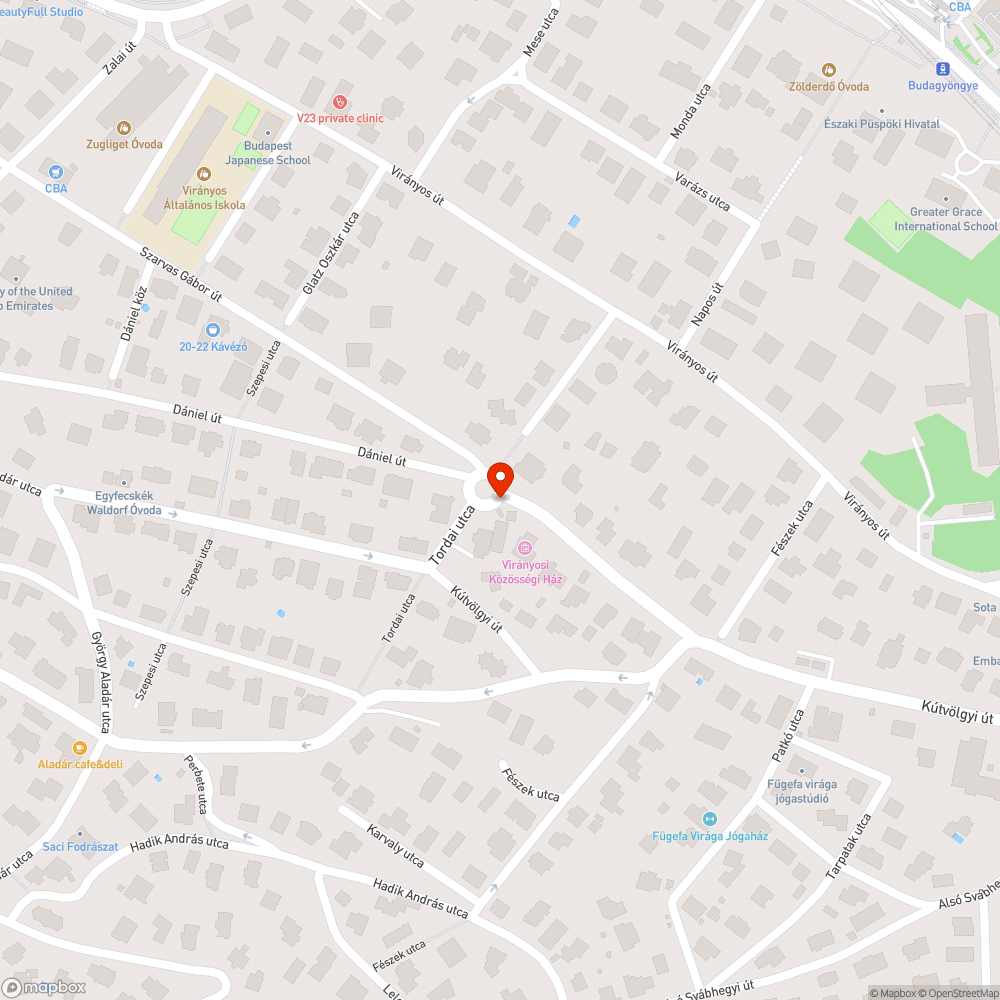 Dániel úti körforgalom bejelentés helye