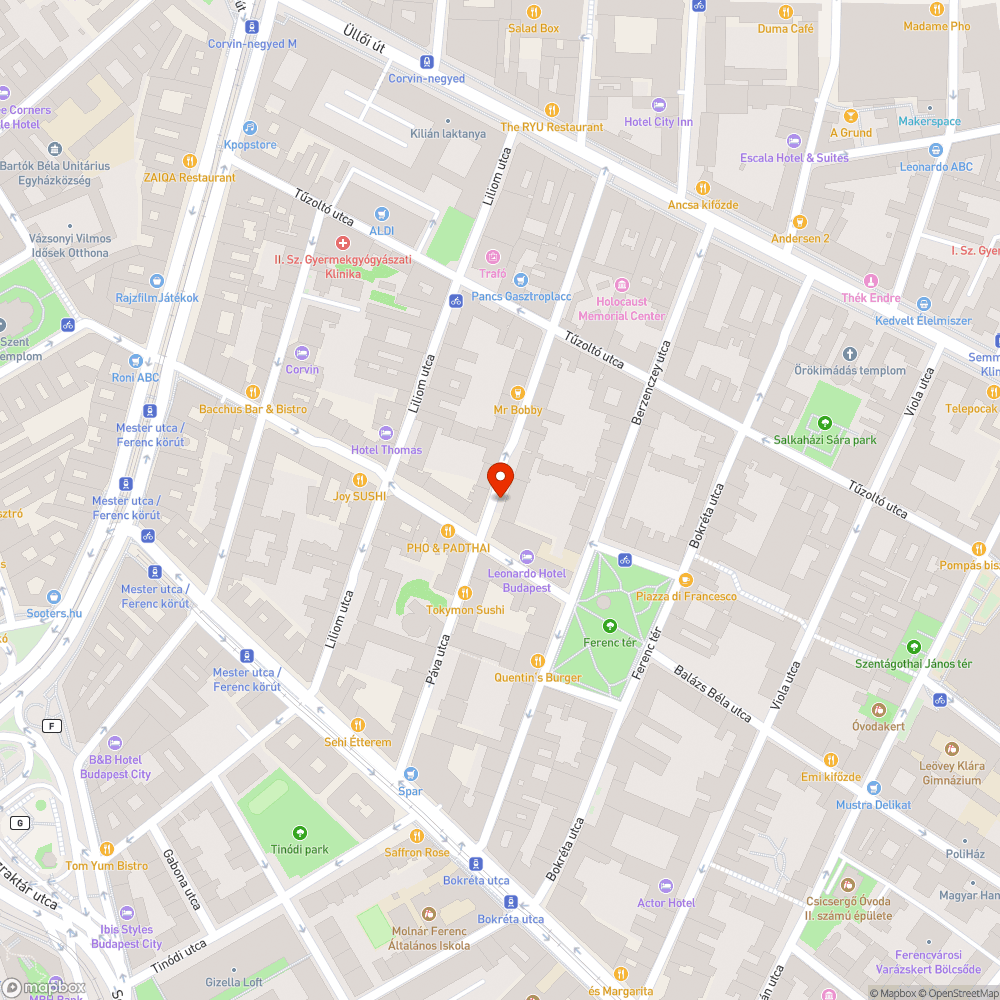 Kiégett lámpa bejelentés helye