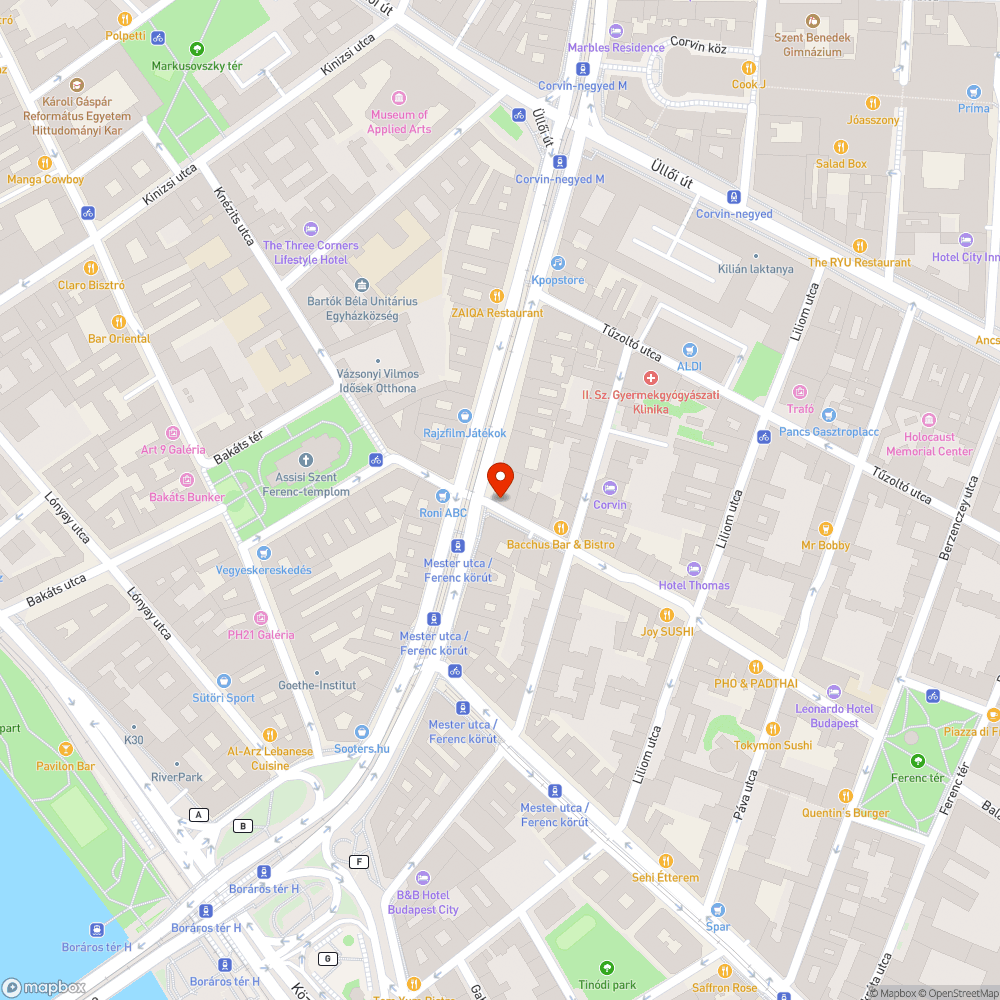 Kiégett lámpa bejelentés helye