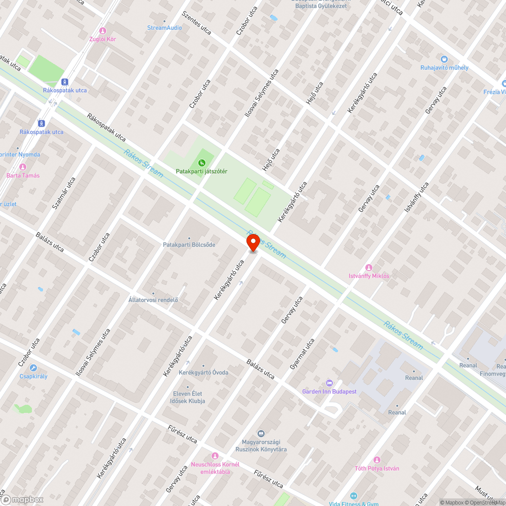 Szétparkolt zöldterület bejelentés helye