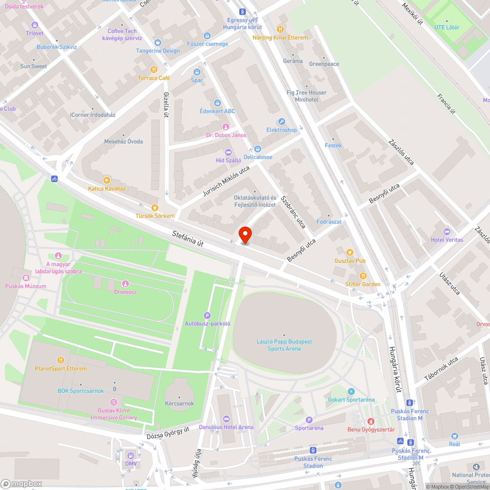 Parkolás bejelentés helye