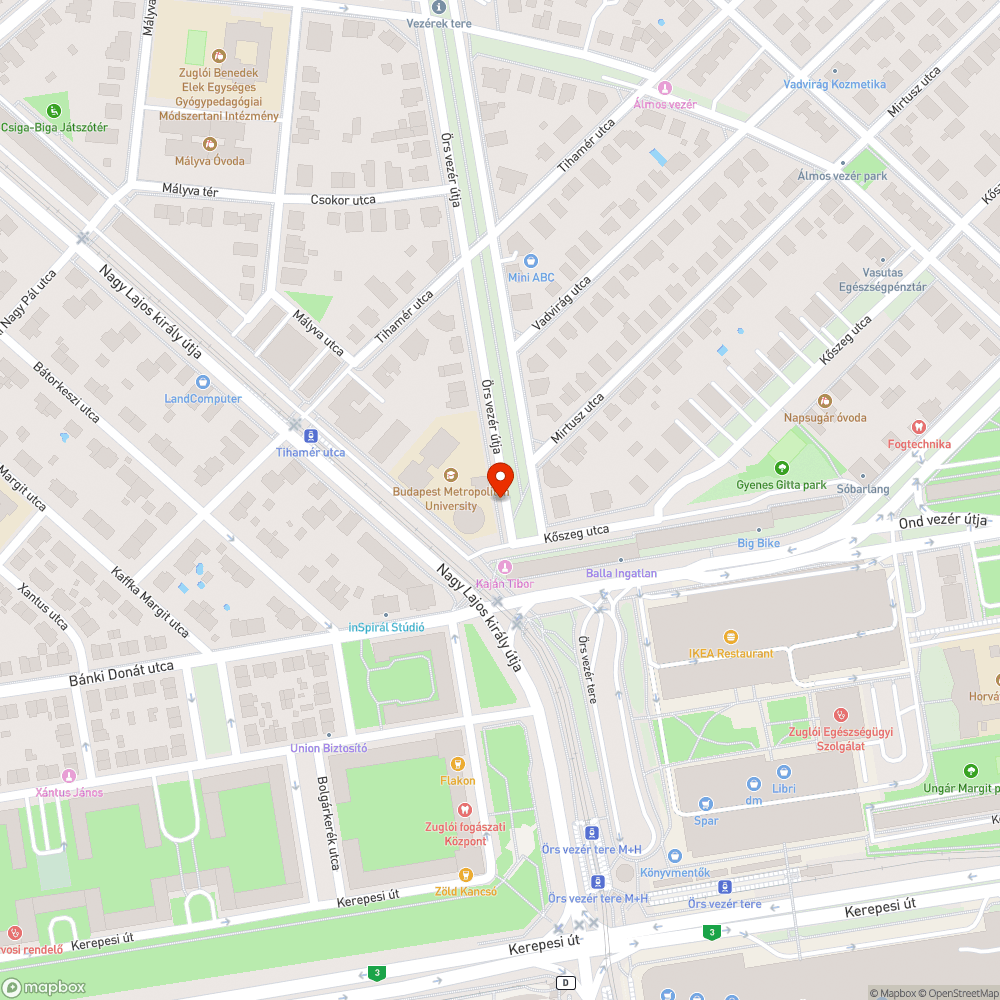 Hibás lámpa bejelentés helye