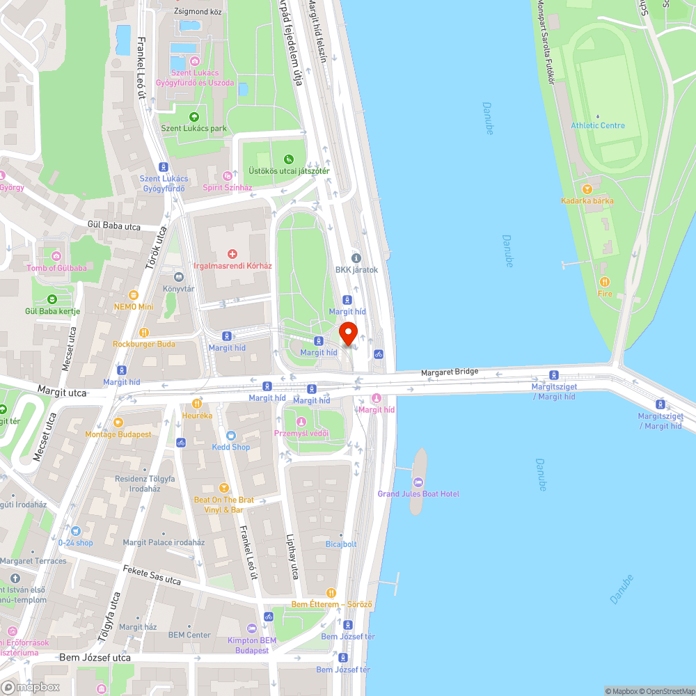 Koszos állomás bejelentés helye