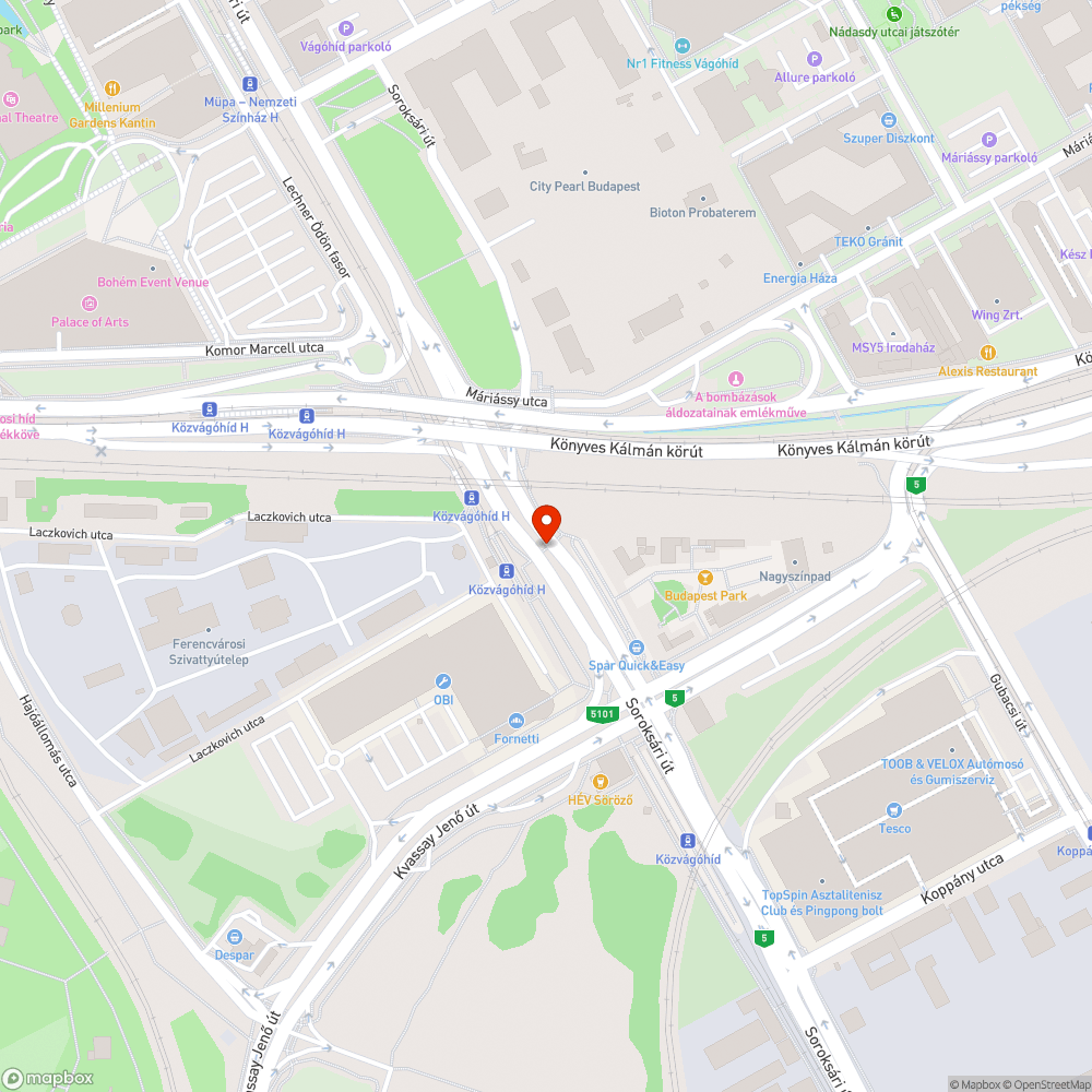 Rövid áthaladási idő bejelentés helye