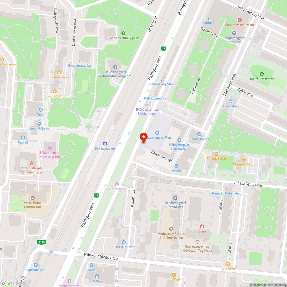 Burkolathiba bejelentés helye