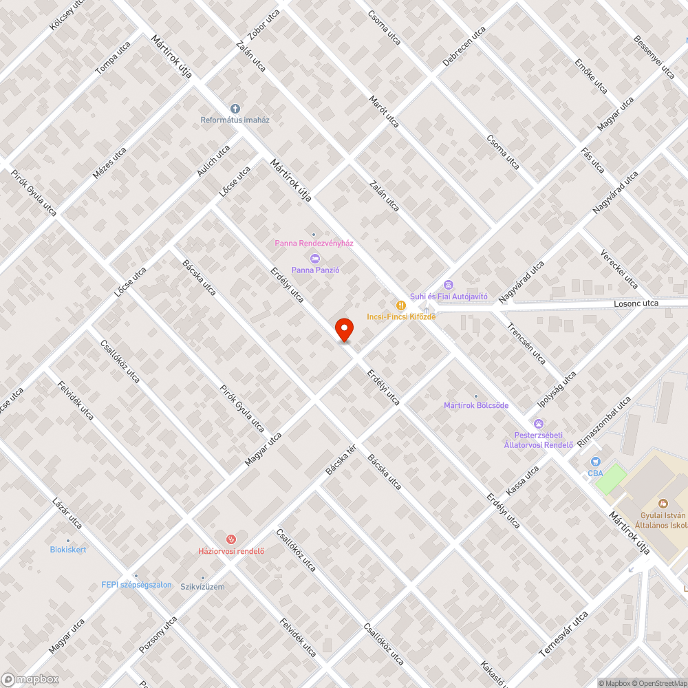 Újabb roncsautó bejelentés helye