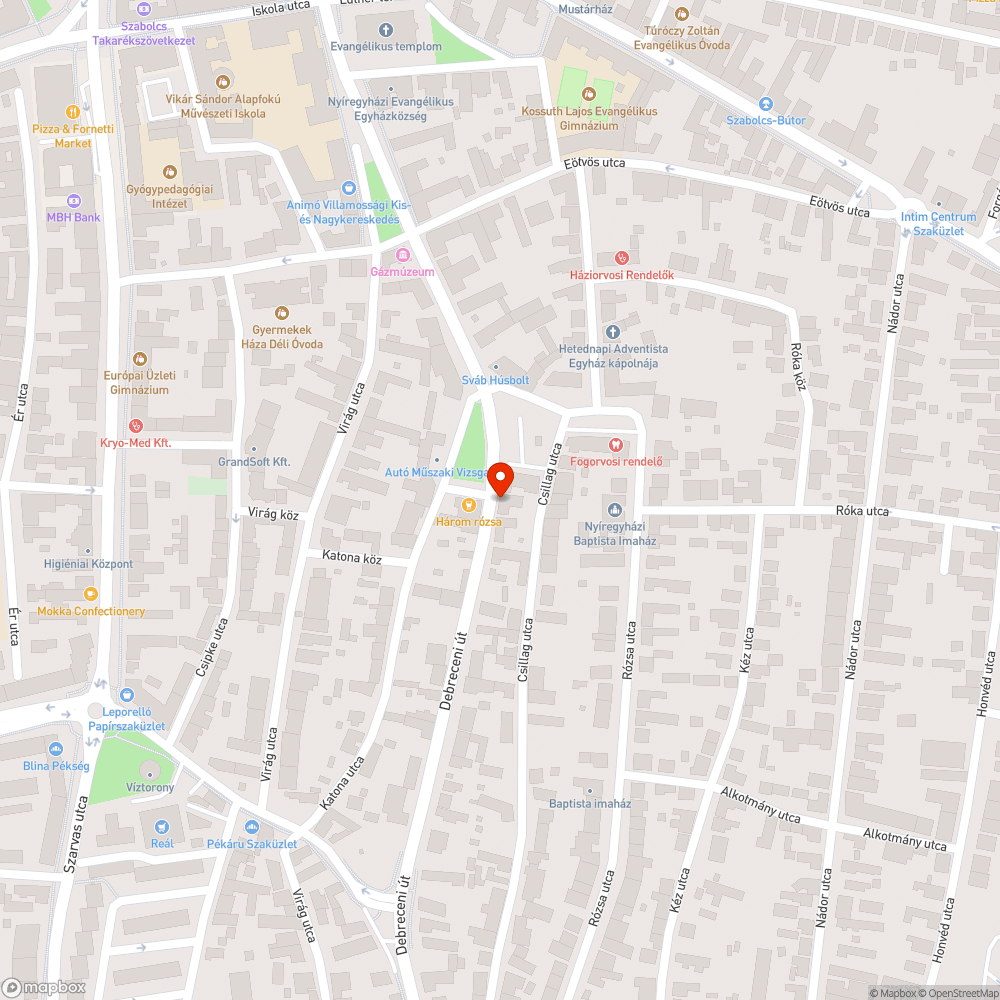 Járhatatlan járda bejelentés helye