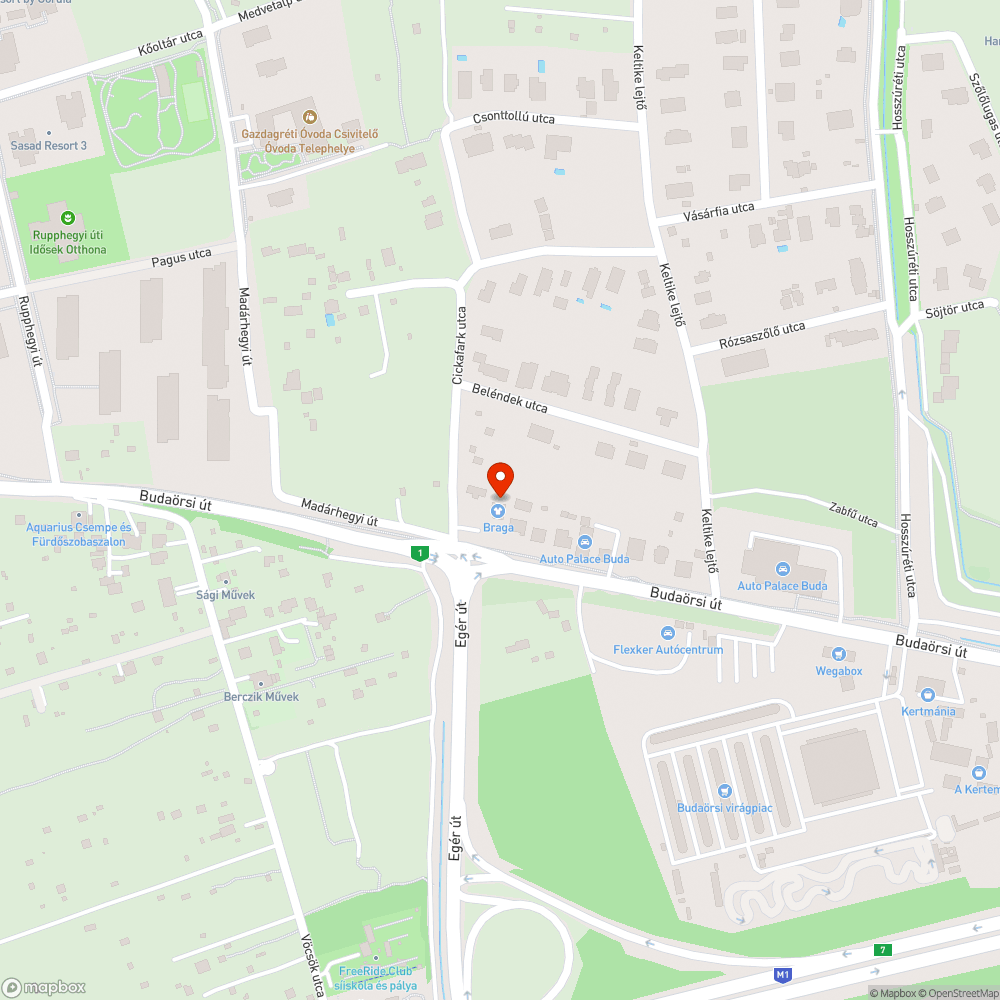 Sérült tábla bejelentés helye