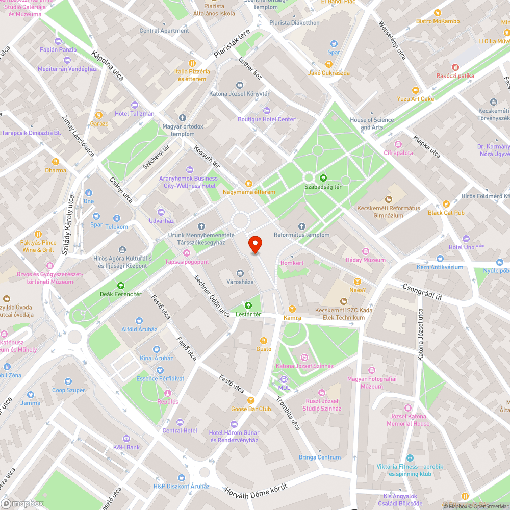 Kiégett lámpa bejelentés helye