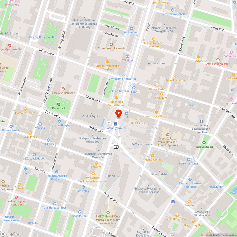 Ferde tábla bejelentés helye