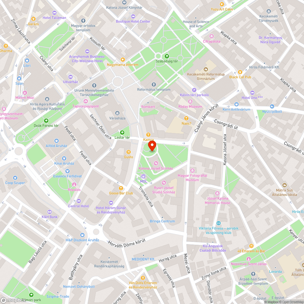 Kiégett két lámpa bejelentés helye