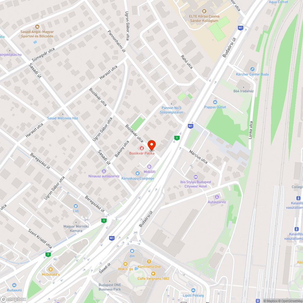 Elhagyott műszaki nélküli autó és járdán parkolás bejelentés helye