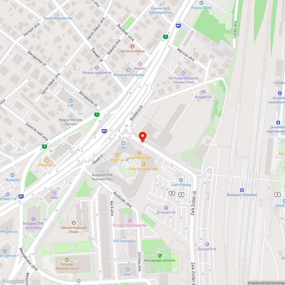 Koszorúslány utcában parkolás bejelentés helye