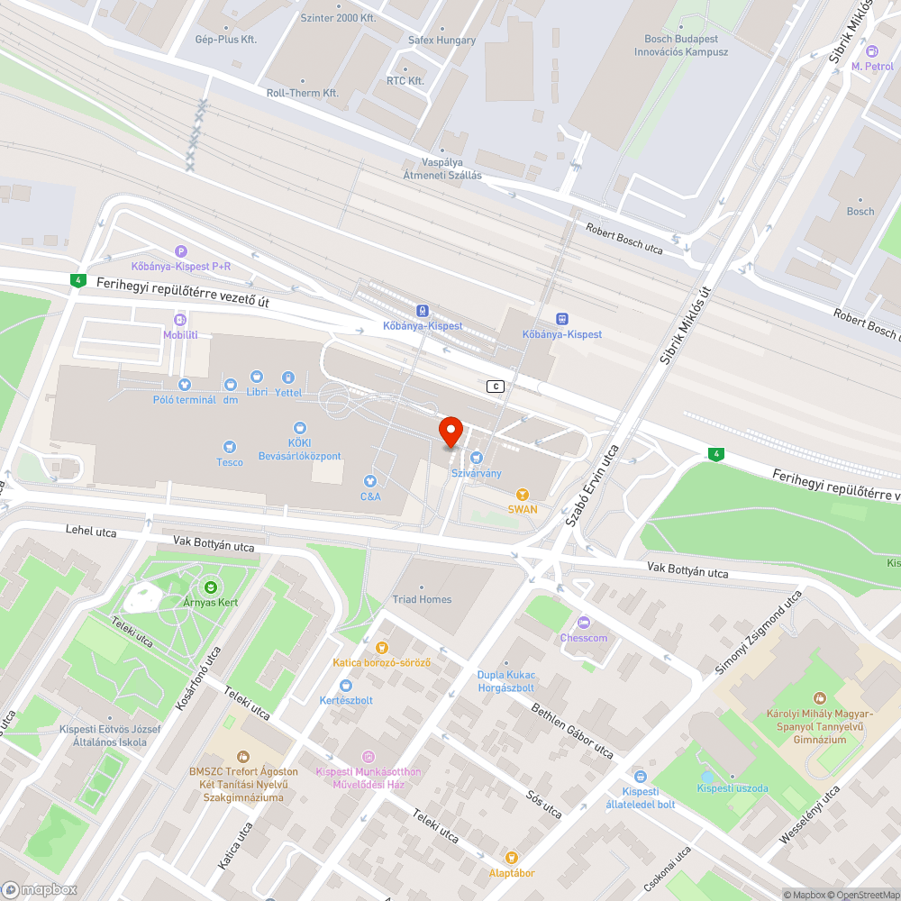 Kerékpárt csomagautomatából bejelentés helye