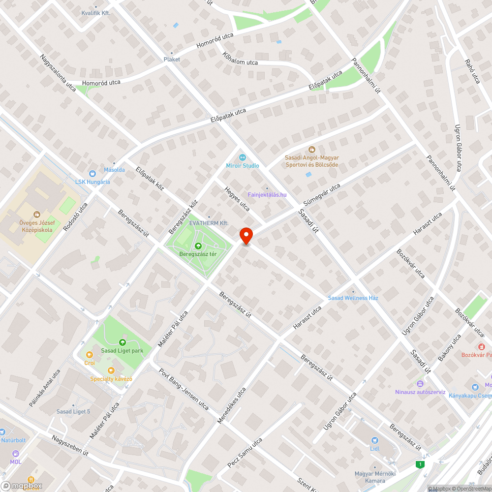 Füvön parkolás bejelentés helye