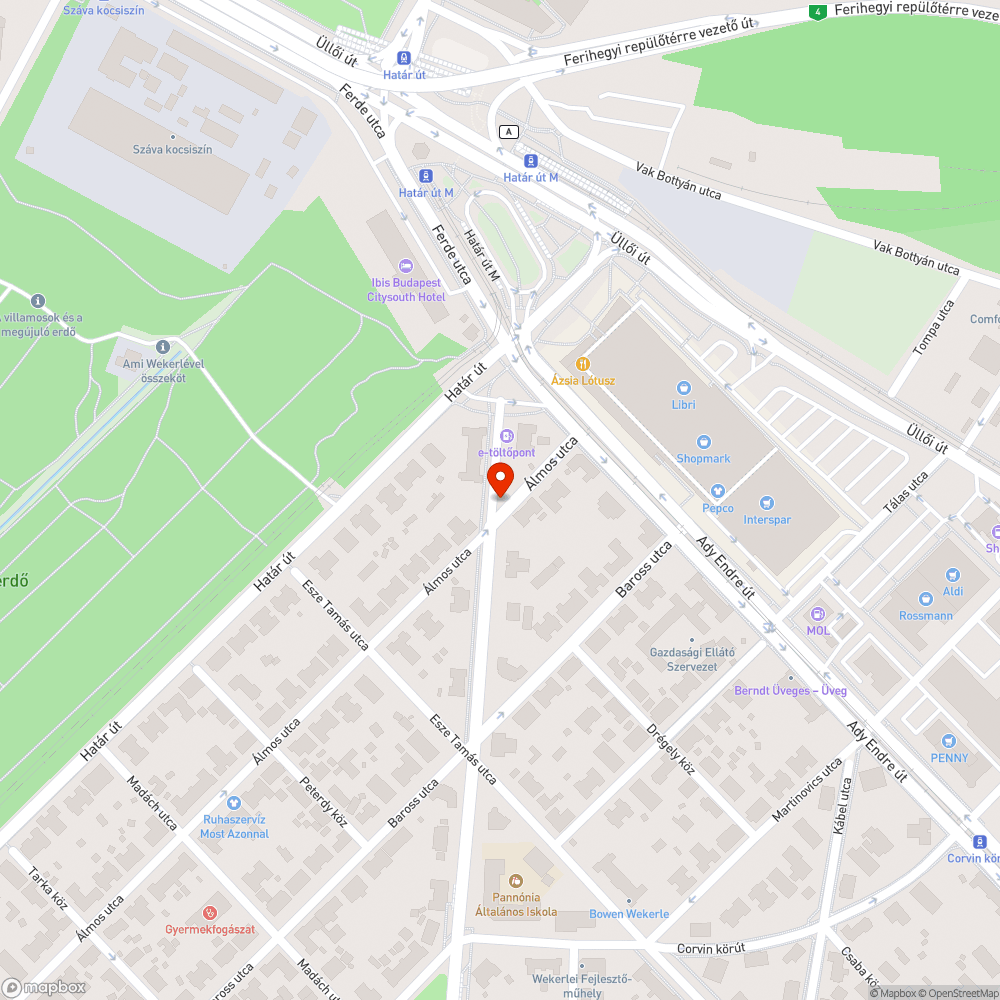 Üres táblatartók bejelentés helye