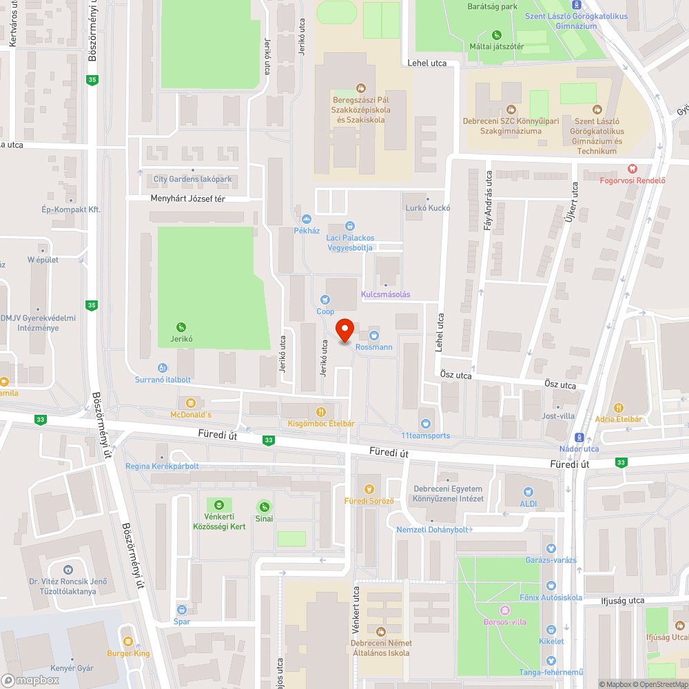 Roncs kerékpár bejelentés helye