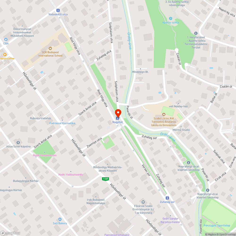 Kiégett lámpa bejelentés helye