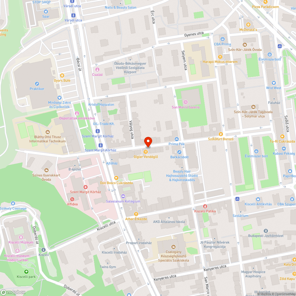 Kiégett lámpa bejelentés helye