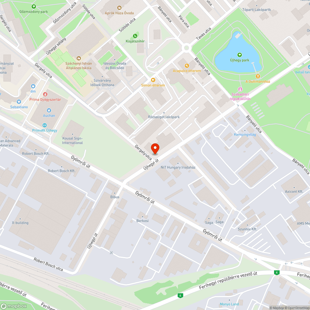 Szemét a járdán bejelentés helye