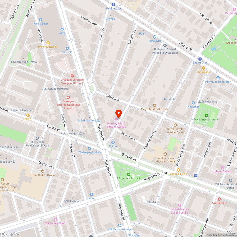 Faültetés bejelentés helye