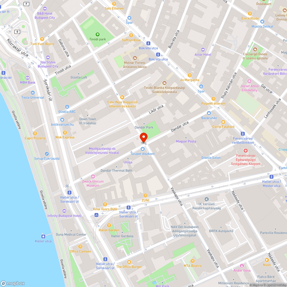 Összefirkált utcatábla bejelentés helye