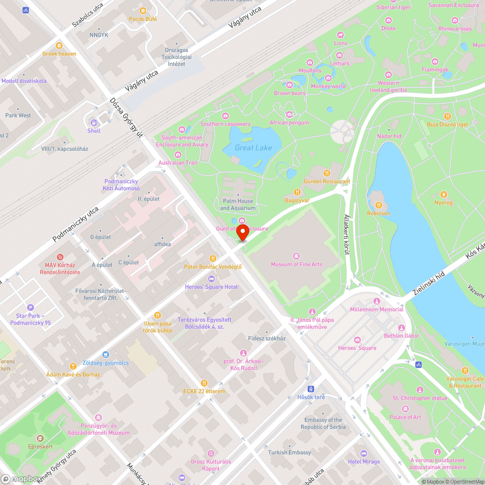 Balesetveszélyes kerékpársáv bejelentés helye