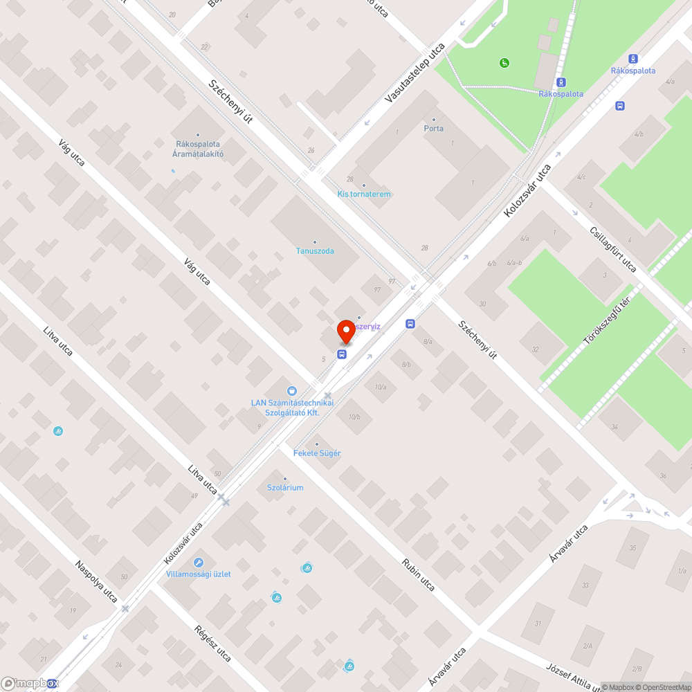 Faültetés bejelentés helye