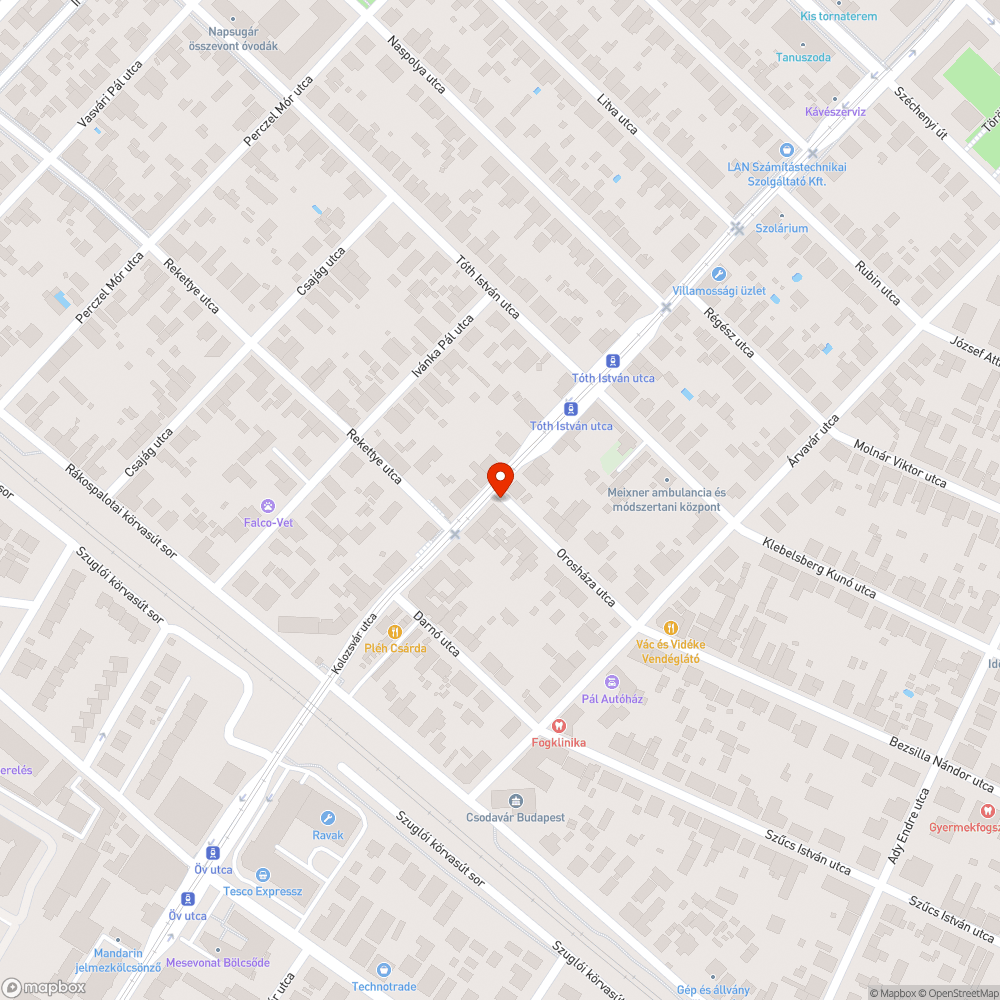 Faültetés bejelentés helye