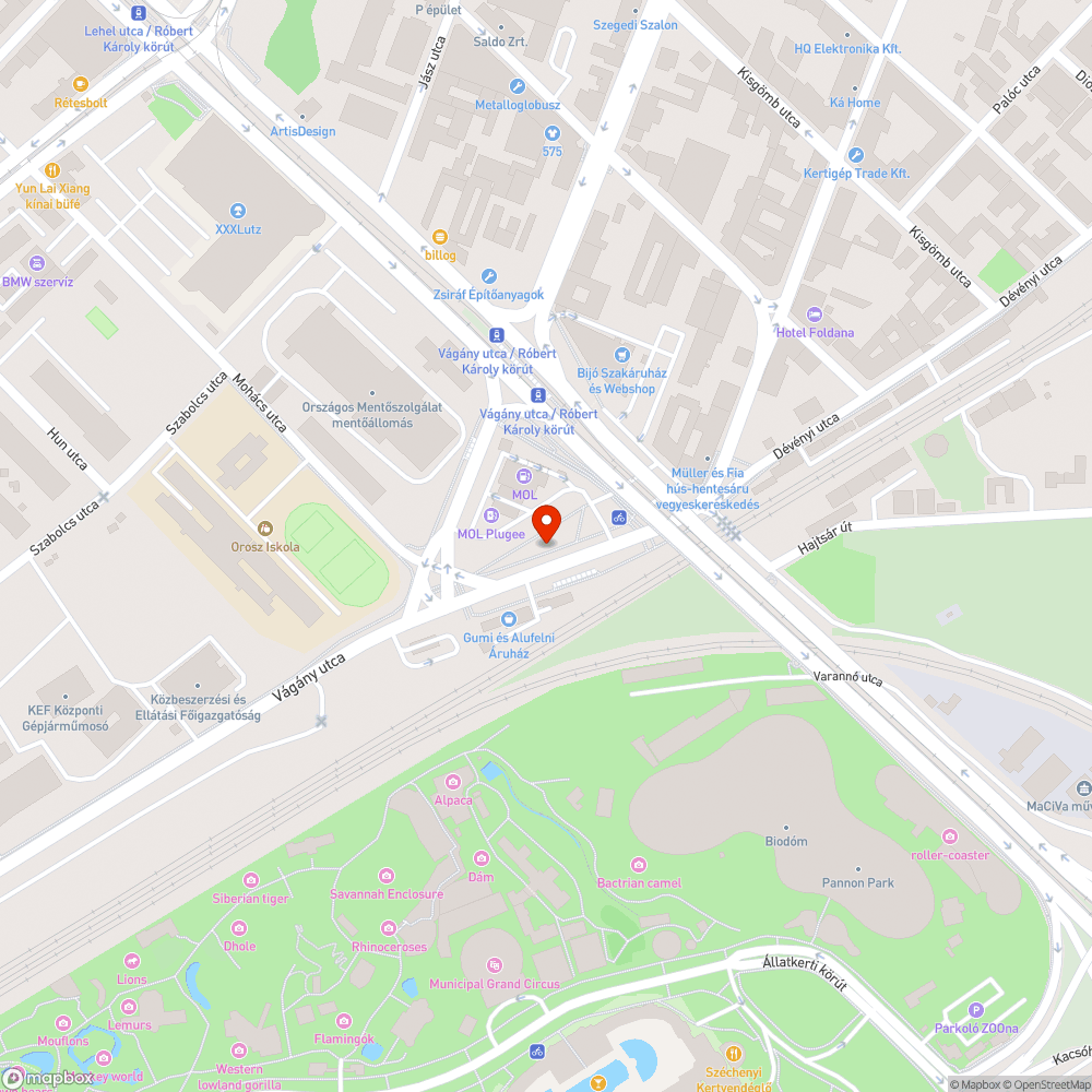 Sérült padok bejelentés helye